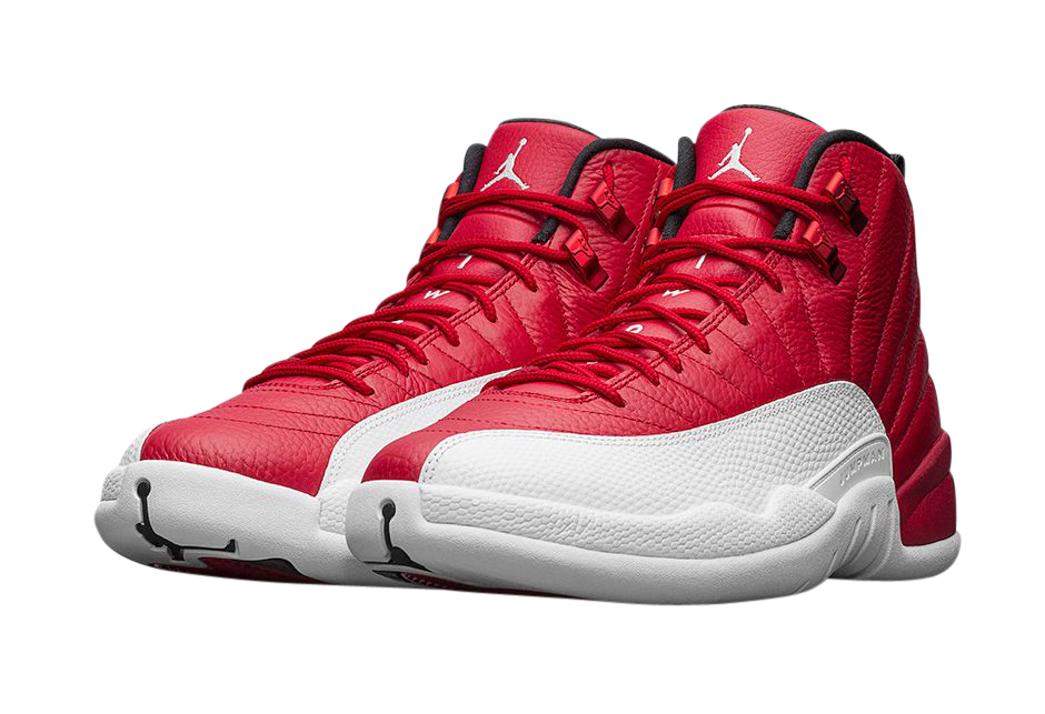 all white 12s with red Shop Clothing 