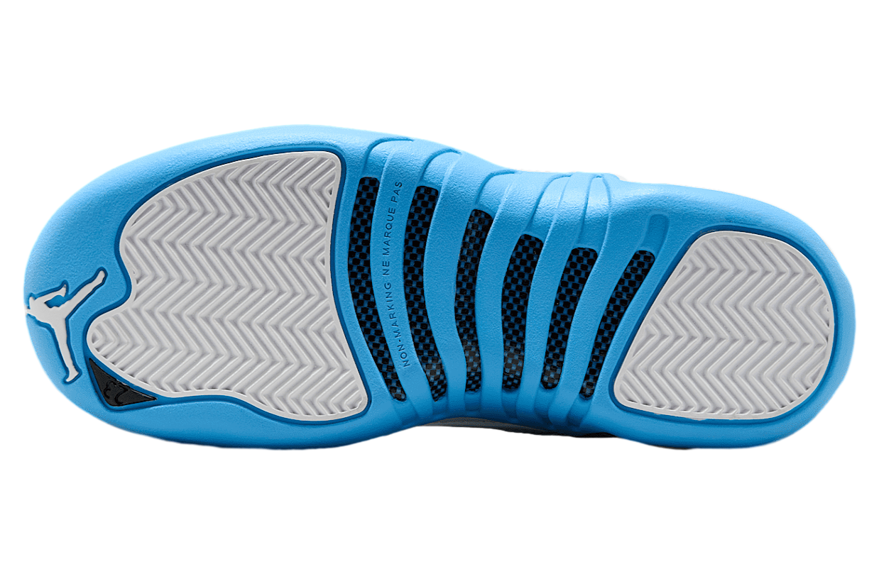 Air Jordan 12 White And University Blue GS White / Metallic