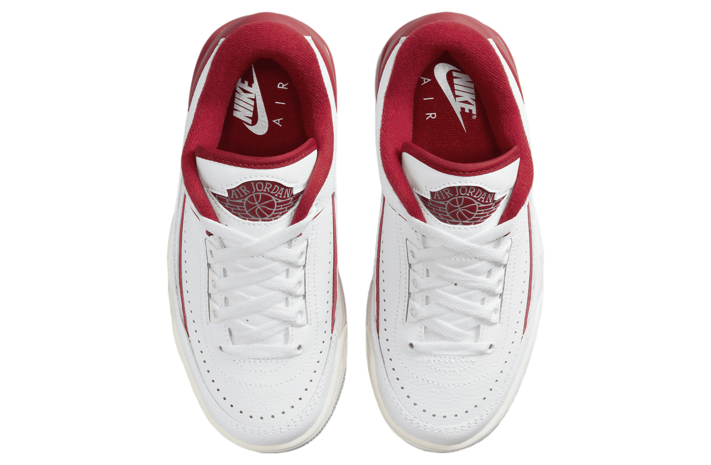 Air Jordan 2/3 GS White / Varsity Red