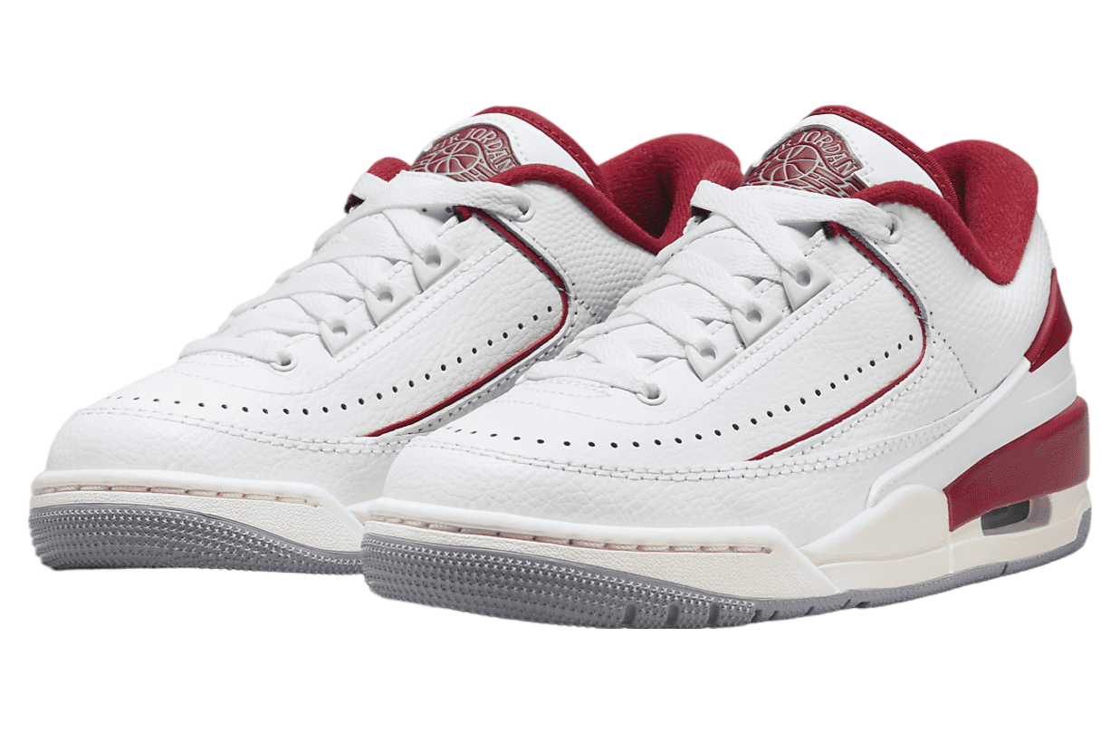 Air Jordan 2/3 GS White / Varsity Red