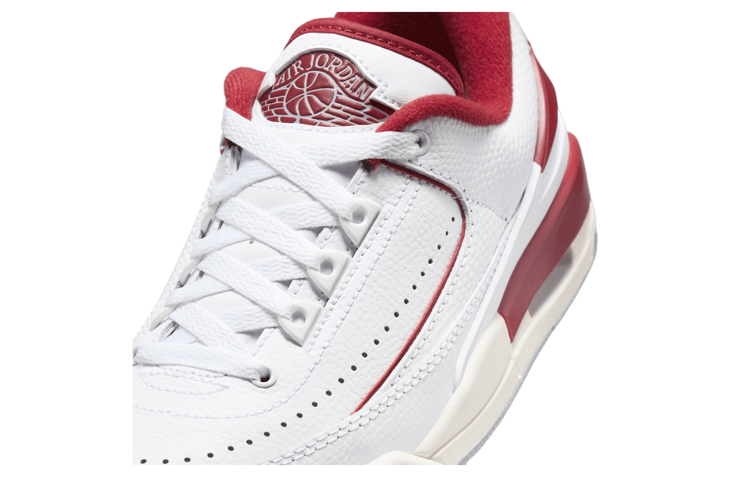 Air Jordan 2/3 GS White / Varsity Red