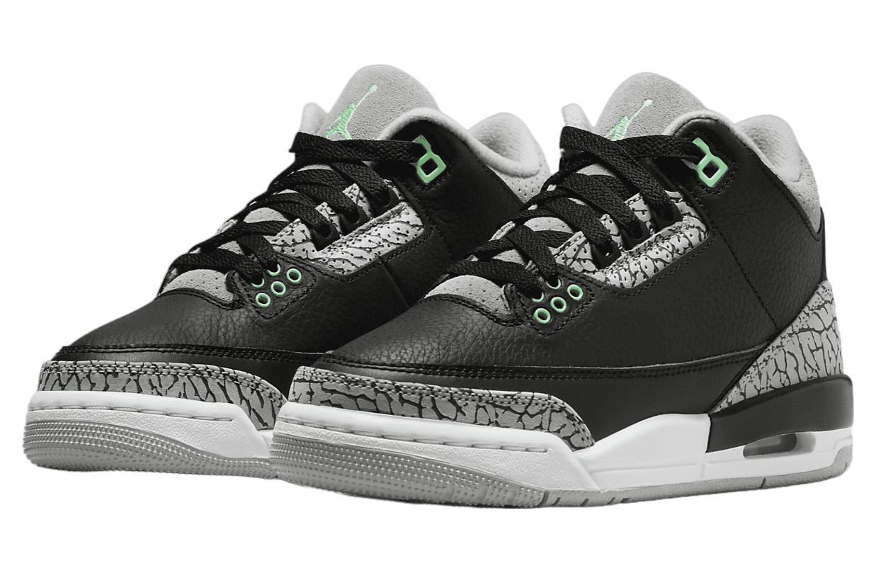 Air Jordan 3 GS Green Glow