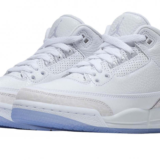 Air Jordan 3 GS Triple White