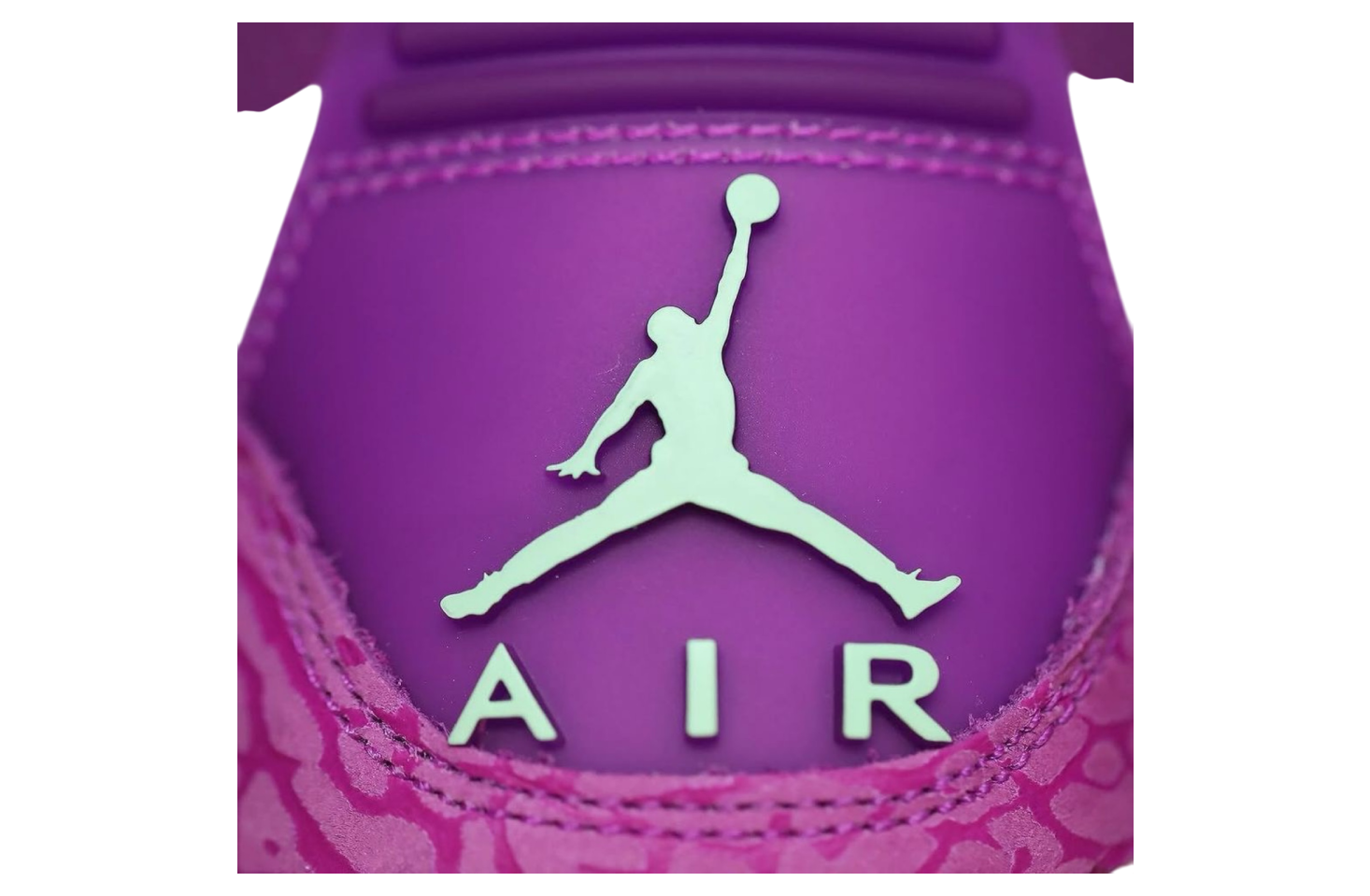 Air Jordan 3 Gs Vivid Purple / Vapor Green
