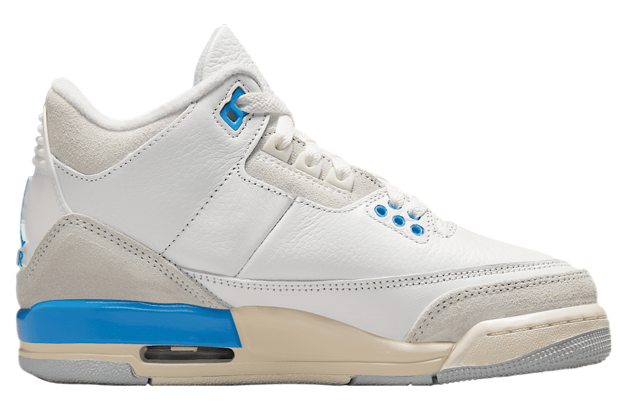 Air Jordan 3 Lucky Shorts Gs Summit White / Legend Blue