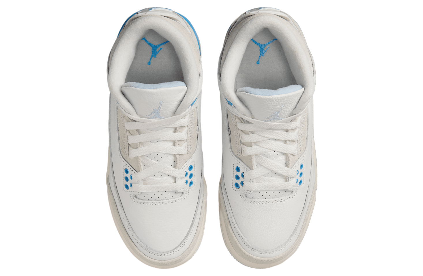 Air Jordan 3 Lucky Shorts Gs Summit White / Legend Blue