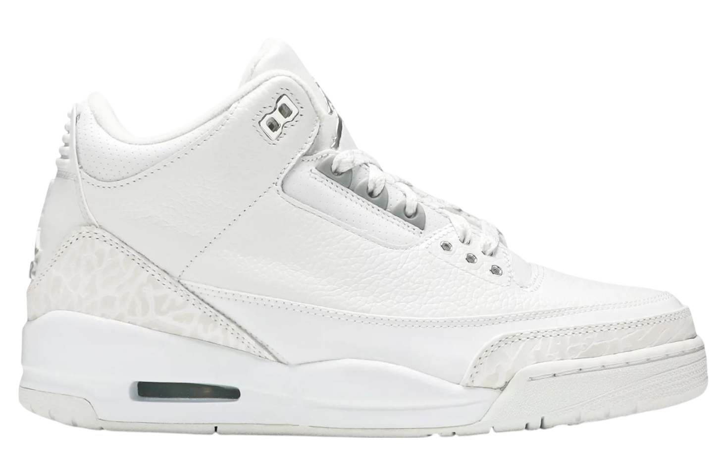 Air Jordan 3 Pure Money White / Metallic Silver