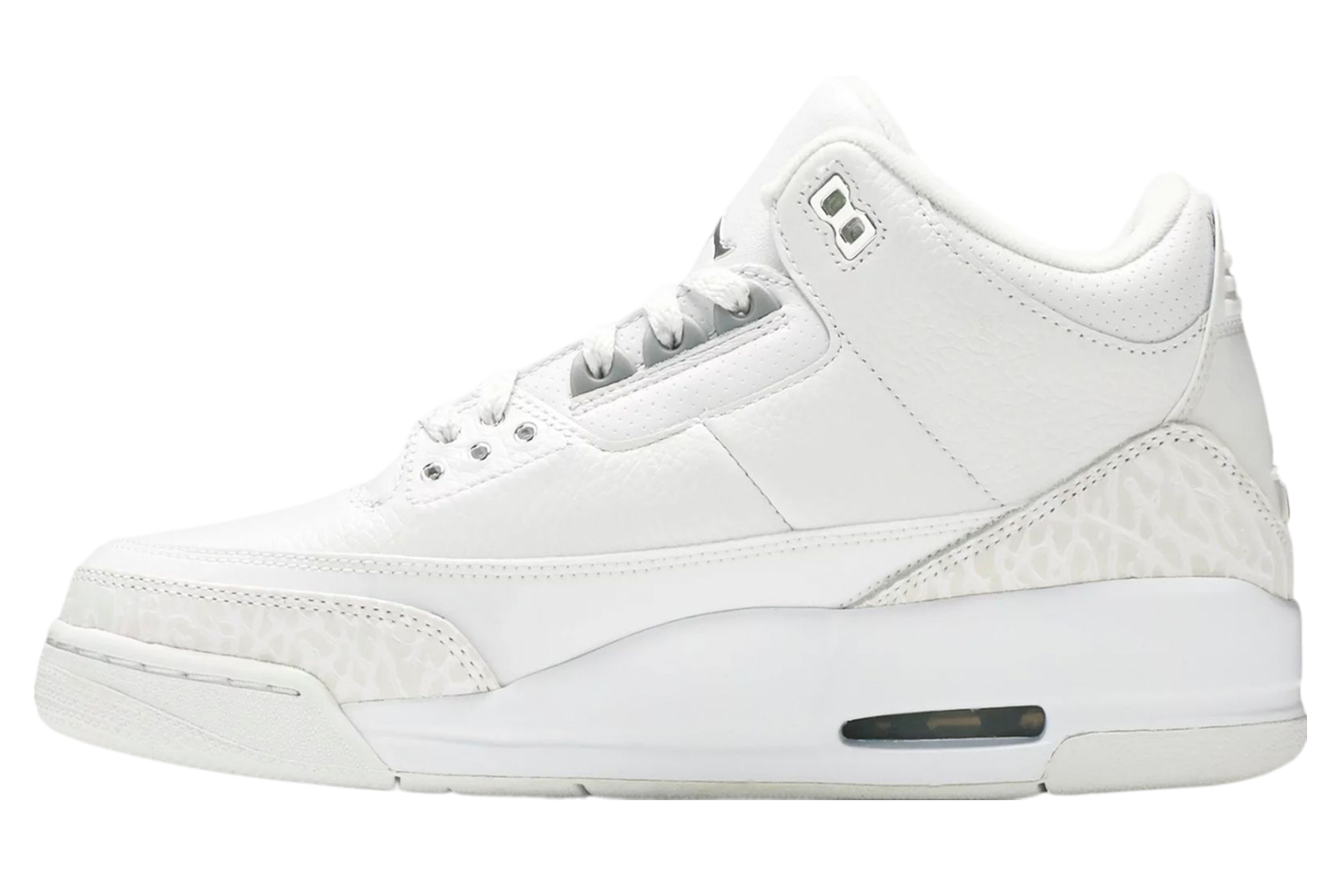 Air Jordan 3 Pure Money White / Metallic Silver