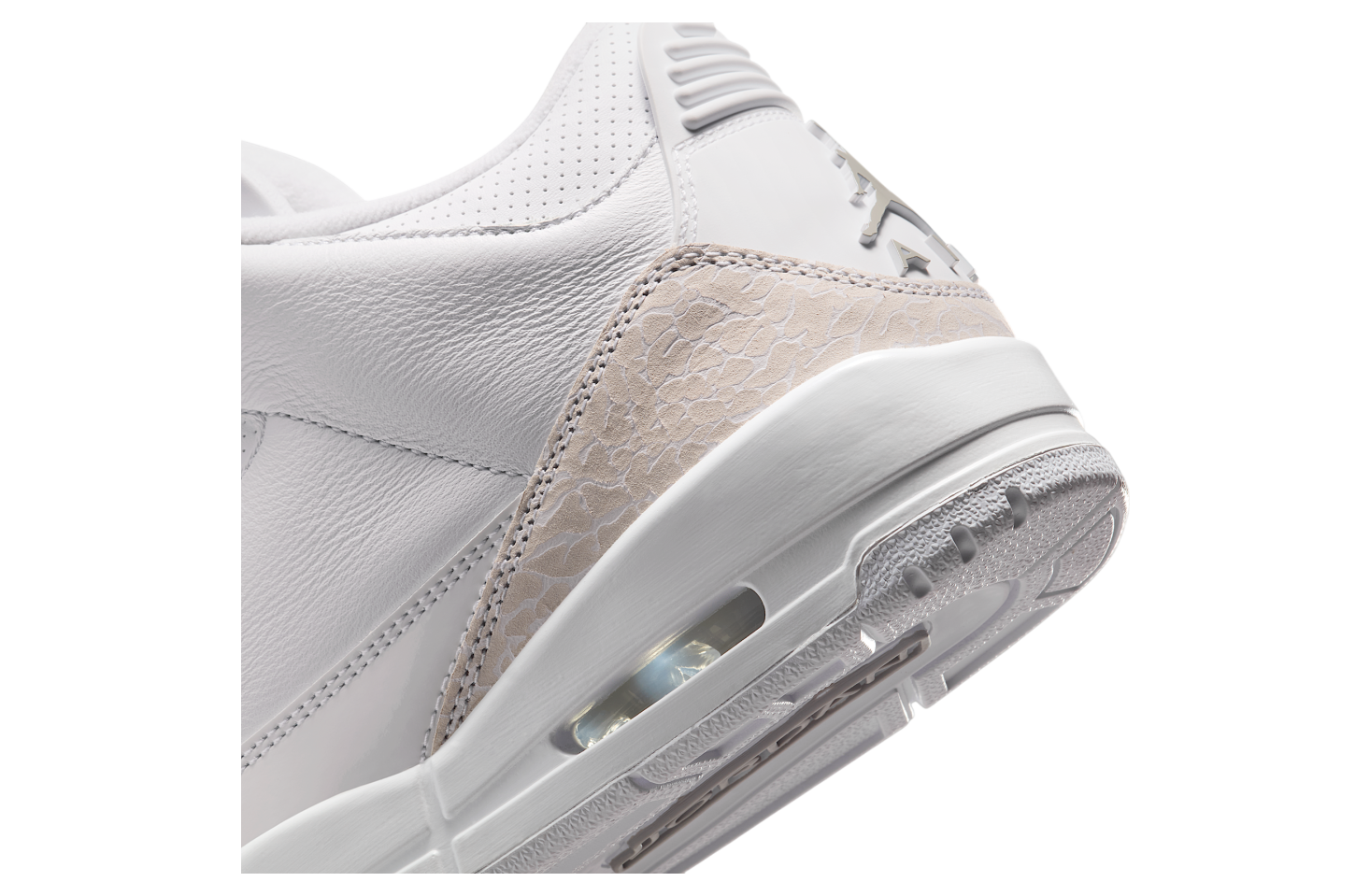 Air Jordan 3 Pure Money White / Metallic Silver