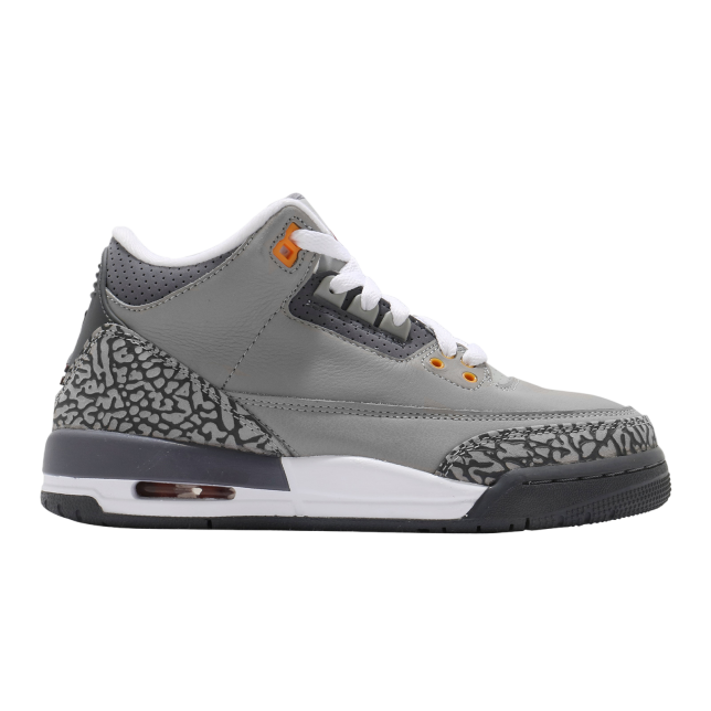 Air Jordan 3 Retro GS Silver / Sport Red