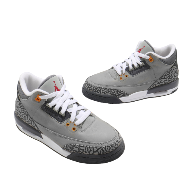 Air Jordan 3 Retro GS Silver / Sport Red