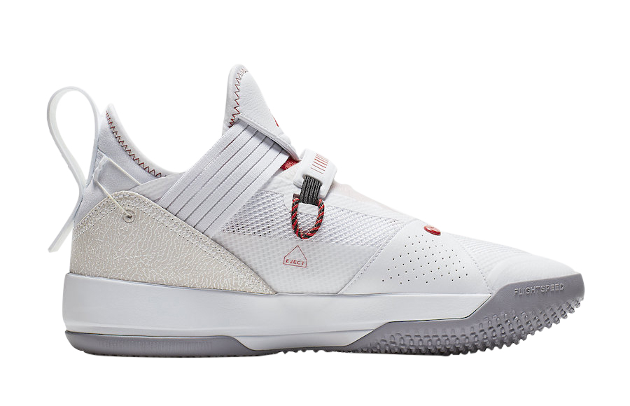 Air Jordan 33 SE White Gym Red