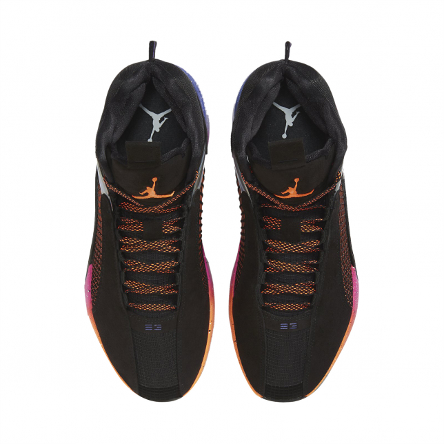 Air Jordan 35 Black Total Orange Hyper Grape