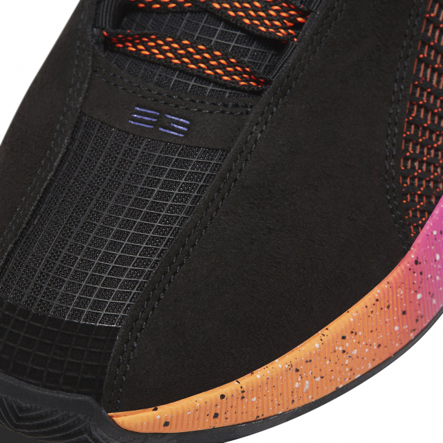 Air Jordan 35 Black Total Orange Hyper Grape