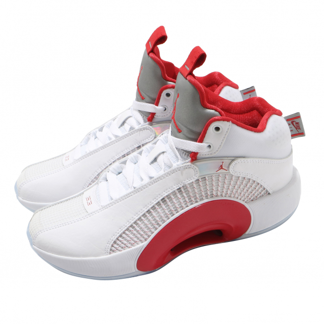 Buy Air Jordan 35 Gs White Fire Red Kixify Marketplace
