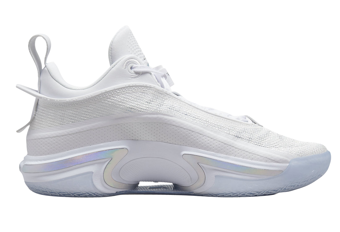 Air Jordan 36 Low White Iridescent