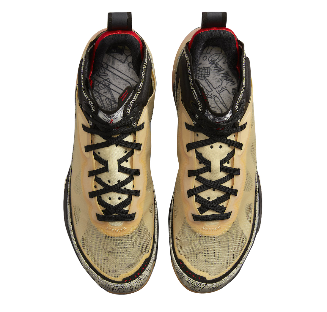 Size 10.5 - Nike Air Jordan XXXVII 37 - Jayson Tatum PE - Tattoos -  DZ0812-200