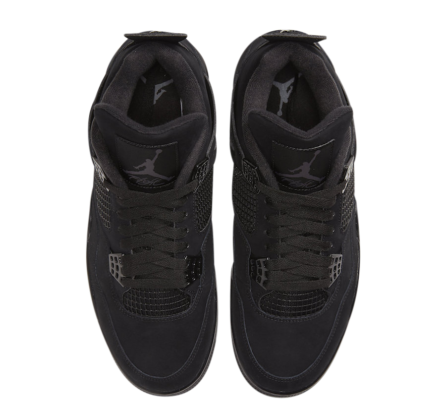 Nike Air Jordan 4 Retro GS Black Cat 408452-010 Size 5Y 