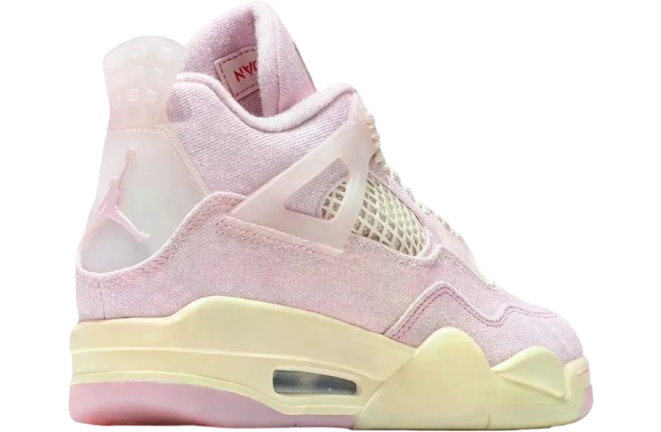 Air Jordan 4 Denim WMNS Iced Carmine / Coconut Milk