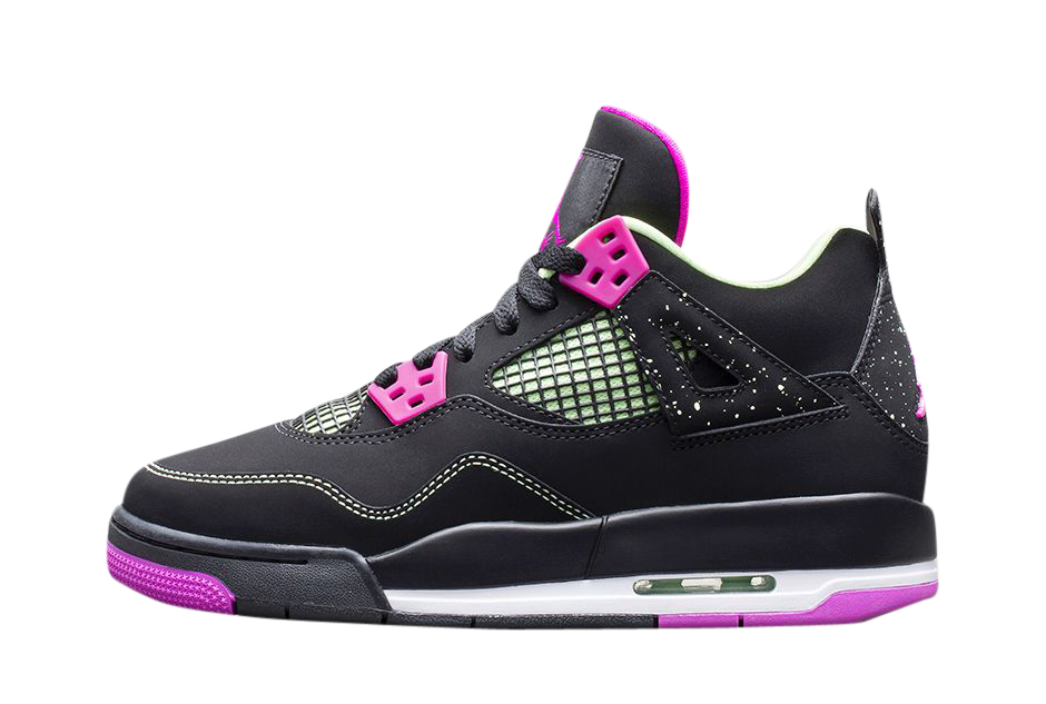 Nike Air Jordan 4 Retro GS Fuchsia | Size 8Y, Sneaker