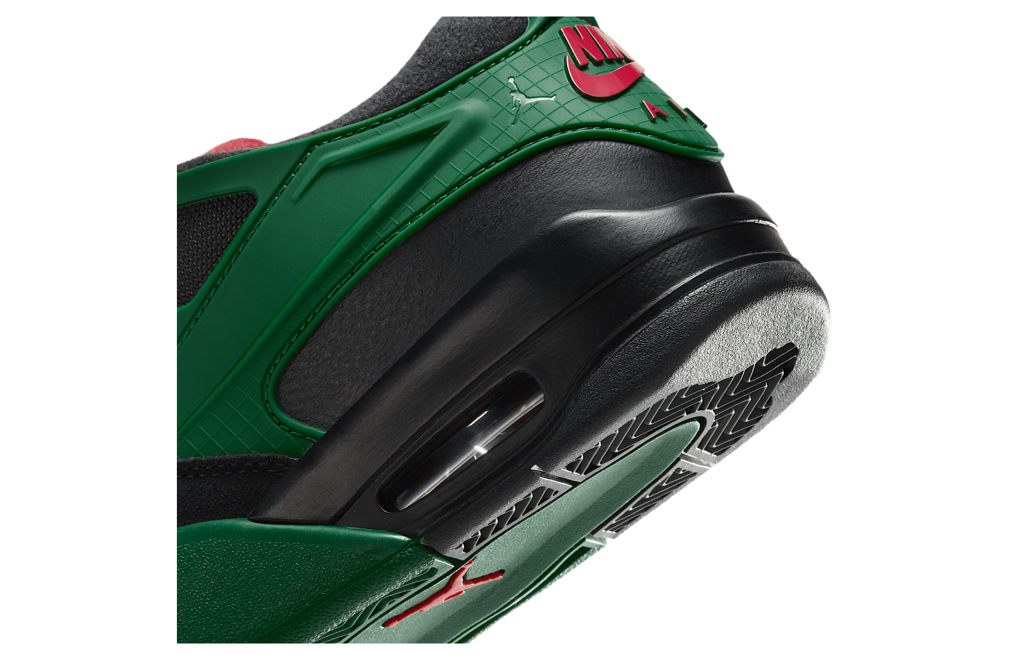 Air Jordan 4 RM GS Black / Gorge Green