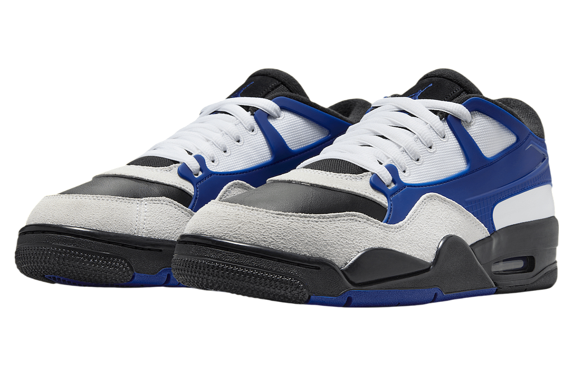Air Jordan 4 RM White / Black / Deep Royal Blue