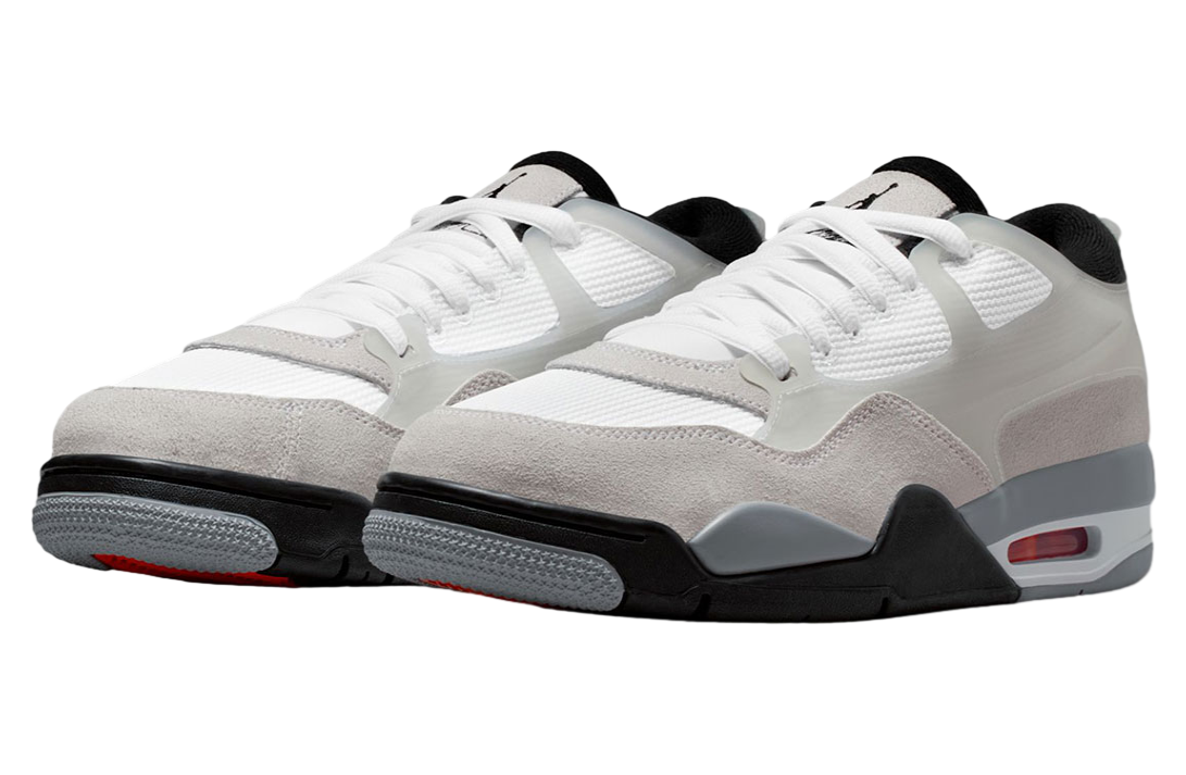 Air Jordan 4 RM White / Infrared 23 / Light Smoke Grey