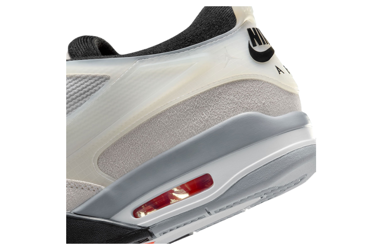 Air Jordan 4 RM White / Infrared 23 / Light Smoke Grey