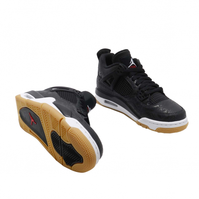 Air Jordan 4 SE GS Laser Black Gum