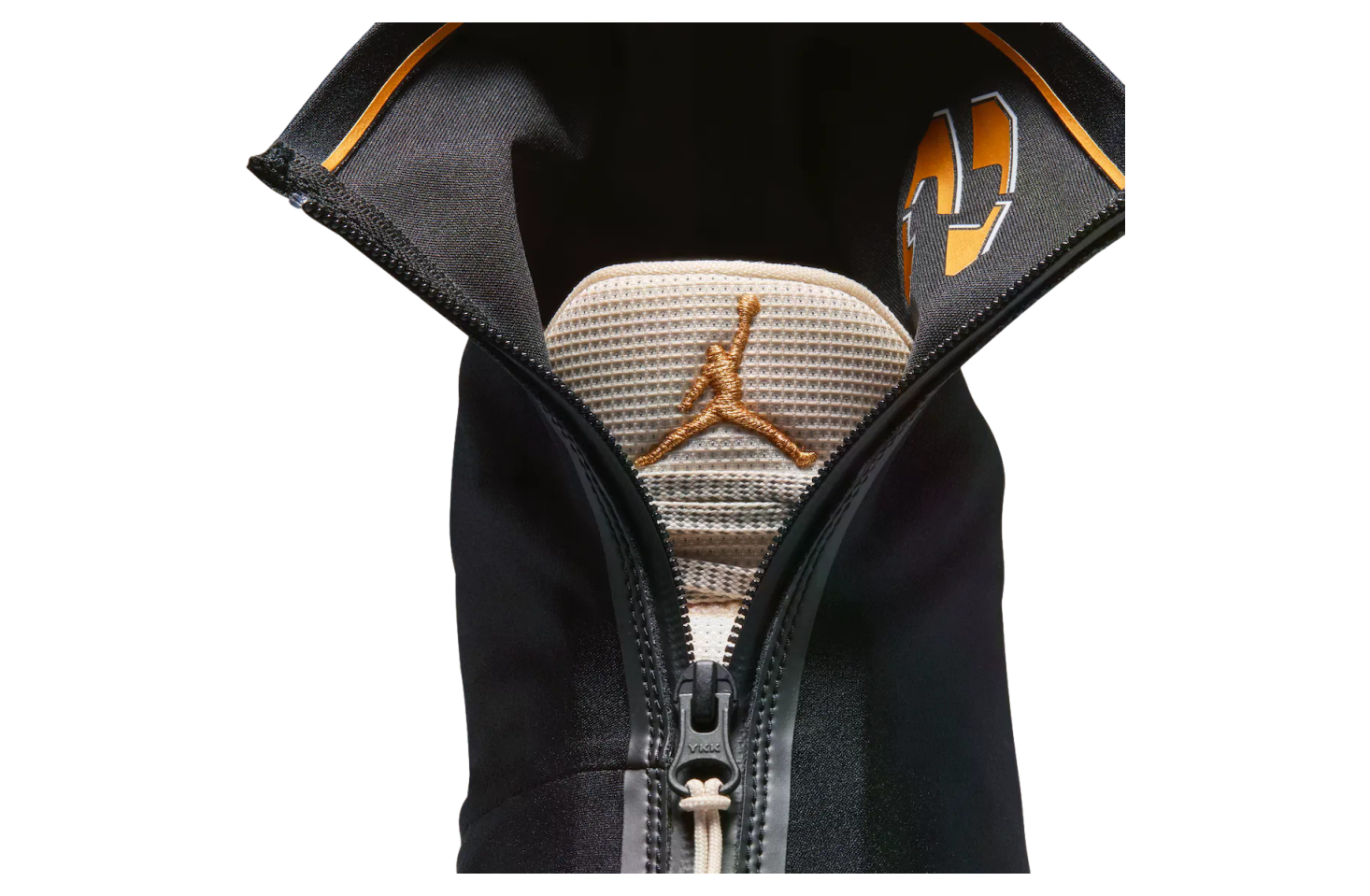 Air Jordan 4028 Black / Metallic Gold