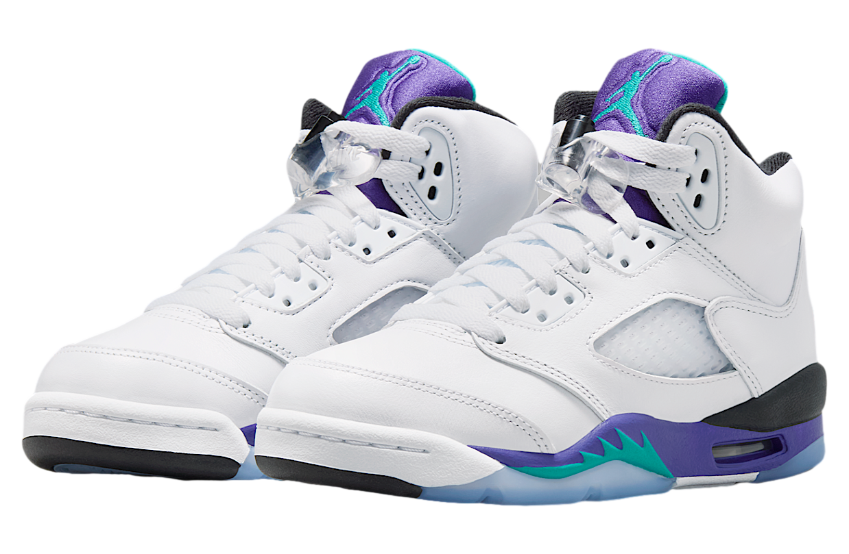 Air Jordan 5 Grape Gs White / Grape Ice