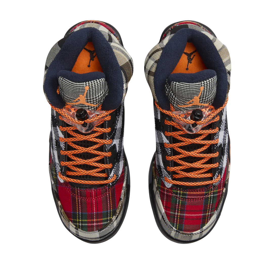 Air Jordan 5 GS Plaid