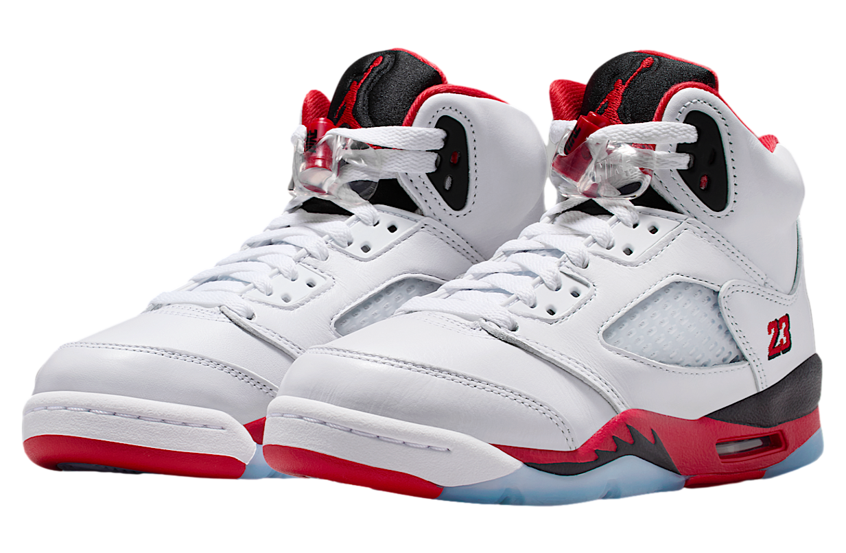 Air Jordan 5 Gs White / Black