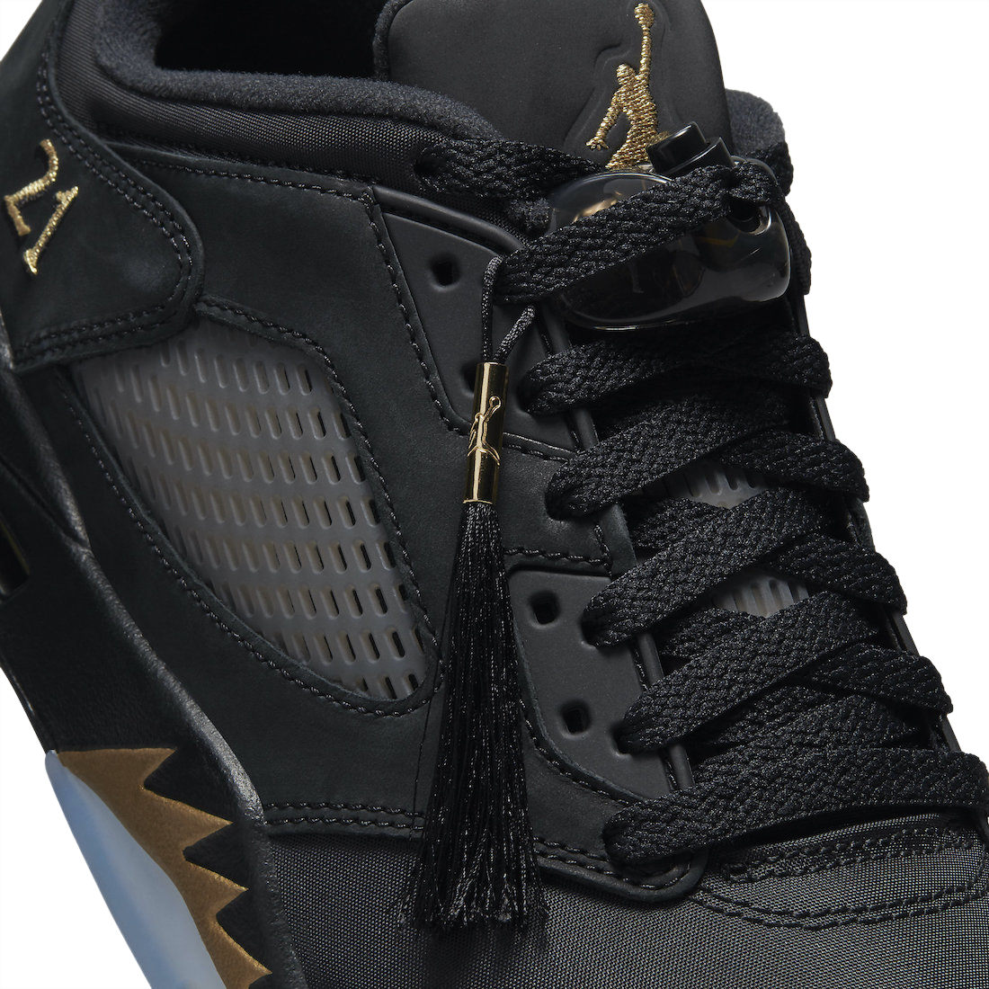 Jordan 5 black and gold hotsell