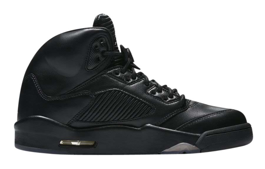 Air Jordan 5 Premium Triple Black 881432-010