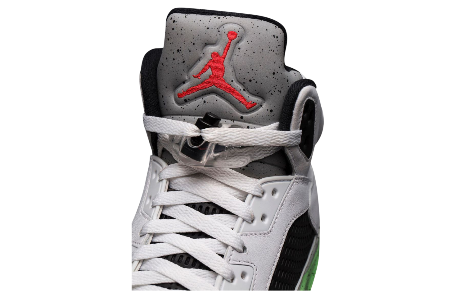 スニーカー NIKE Air Jordan 5 Retro 'Pro Stars' Poison Green SS 15 2015 Jordan 5 Retro 'Pro Stars' - Air Jordan - 136027 115 - white