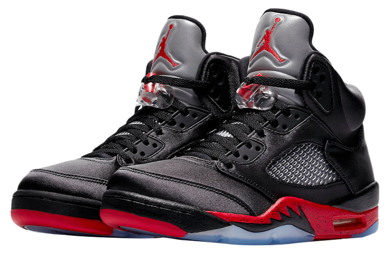 公式正規品!★JORDAN 5 RETRO SATIN BRED Jordan 5 Retro Satin Bred Men's - 136027-006 - US