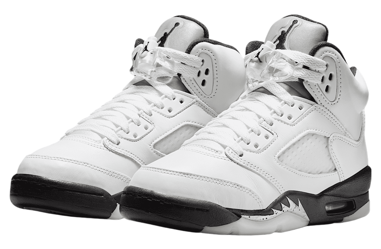 Air Jordan 5 White And Black GS White / Sail