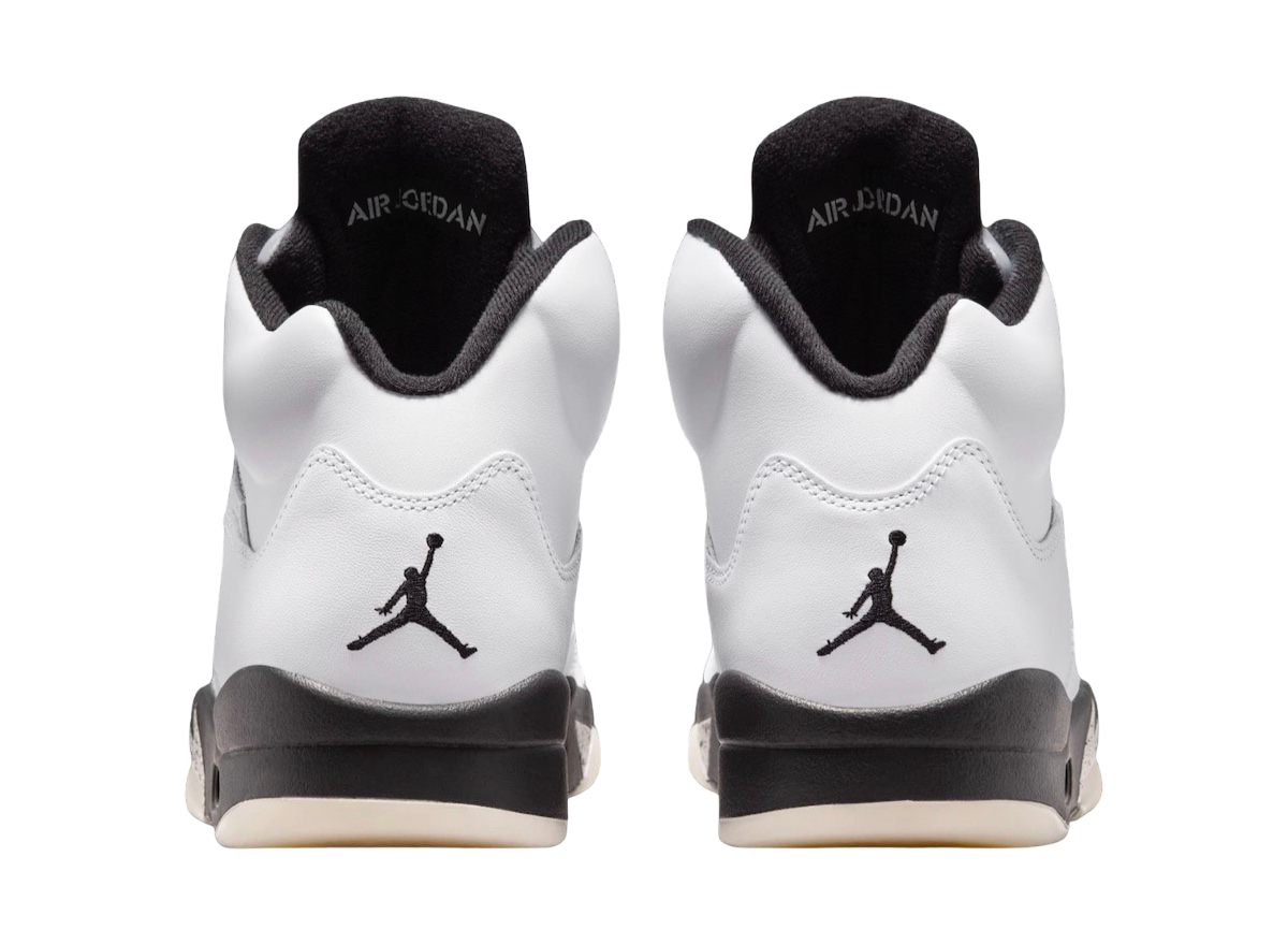 Air Jordan 5 White Black