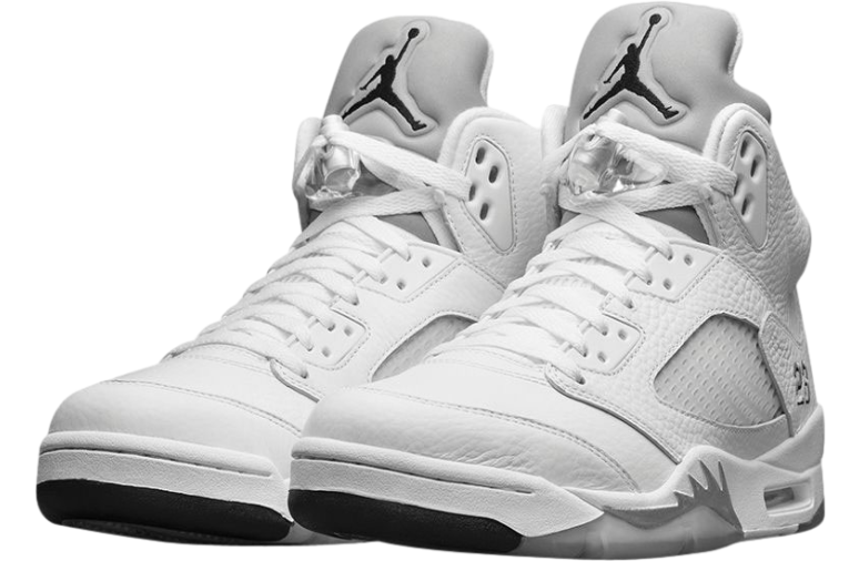 シューズ(男性用) AIR JORDAN 5 llic silver 2015 air-jordan-5-retro-metallic-