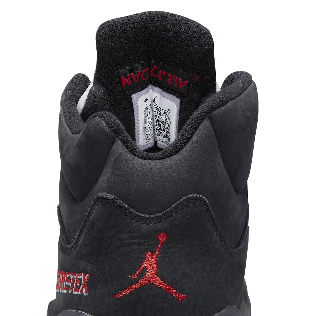 Air Jordan 5 WMNS Gore-Tex Off-Noir - Feb 2023 - DR0092-001