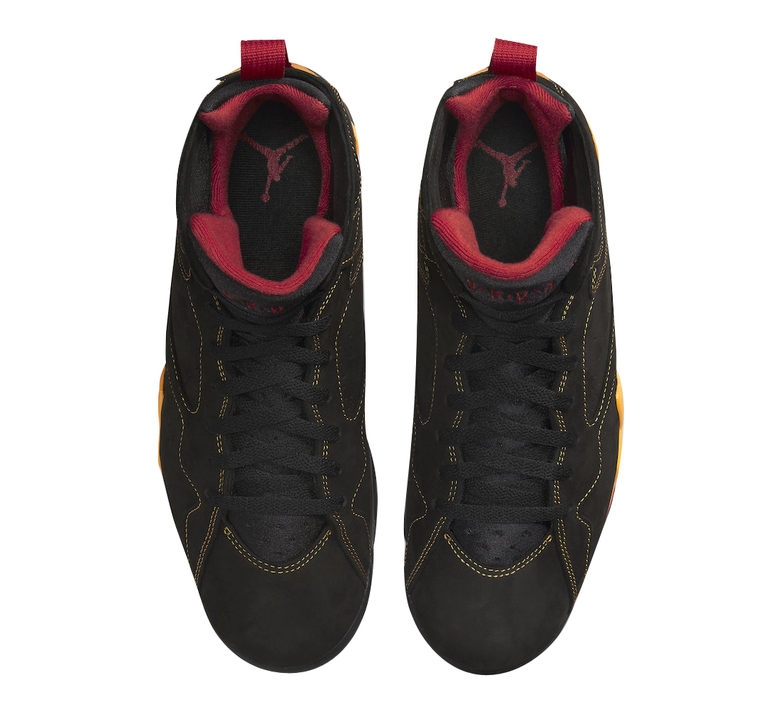 Air Jordan 7 Citrus black Mens Shoes Size 8-12 new sneakers 2022