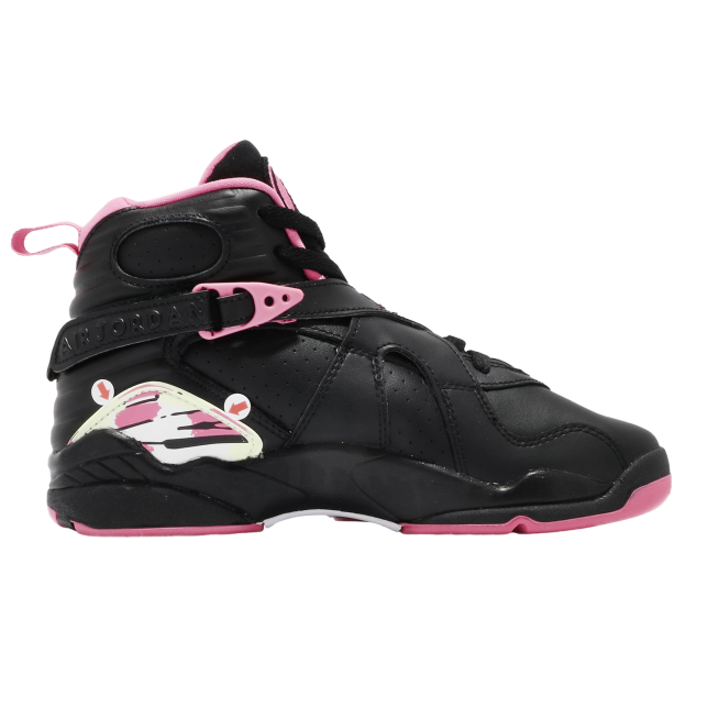 Air Jordan 8 Retro GS Black / White 580528006~LR