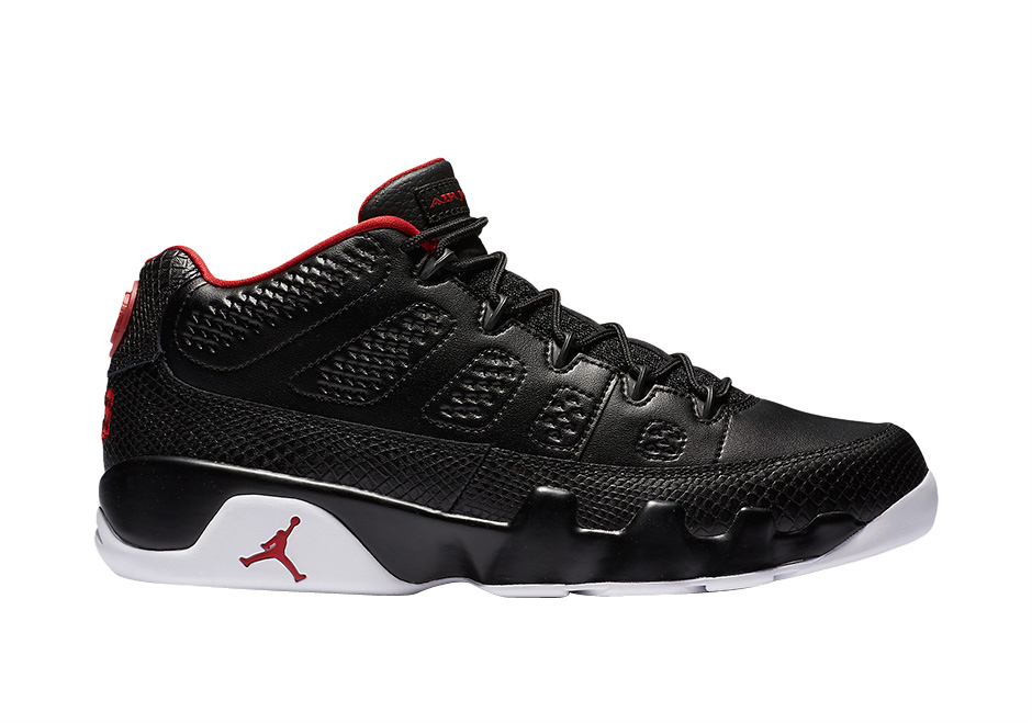 Air Jordan 9 Low - Black / White