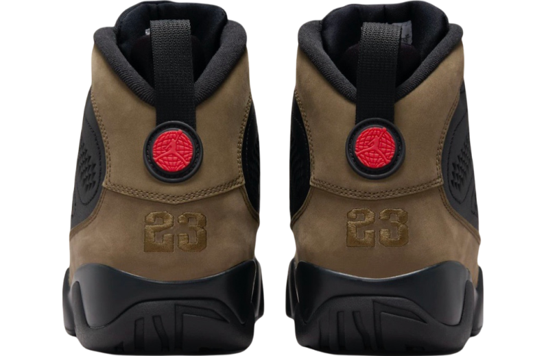 Air Jordan 9 Olive Black / True Red