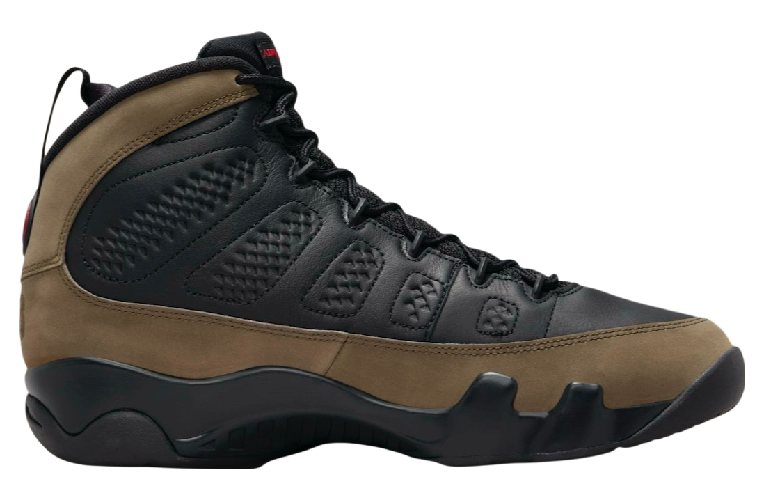 Air Jordan 9 Olive Black / True Red