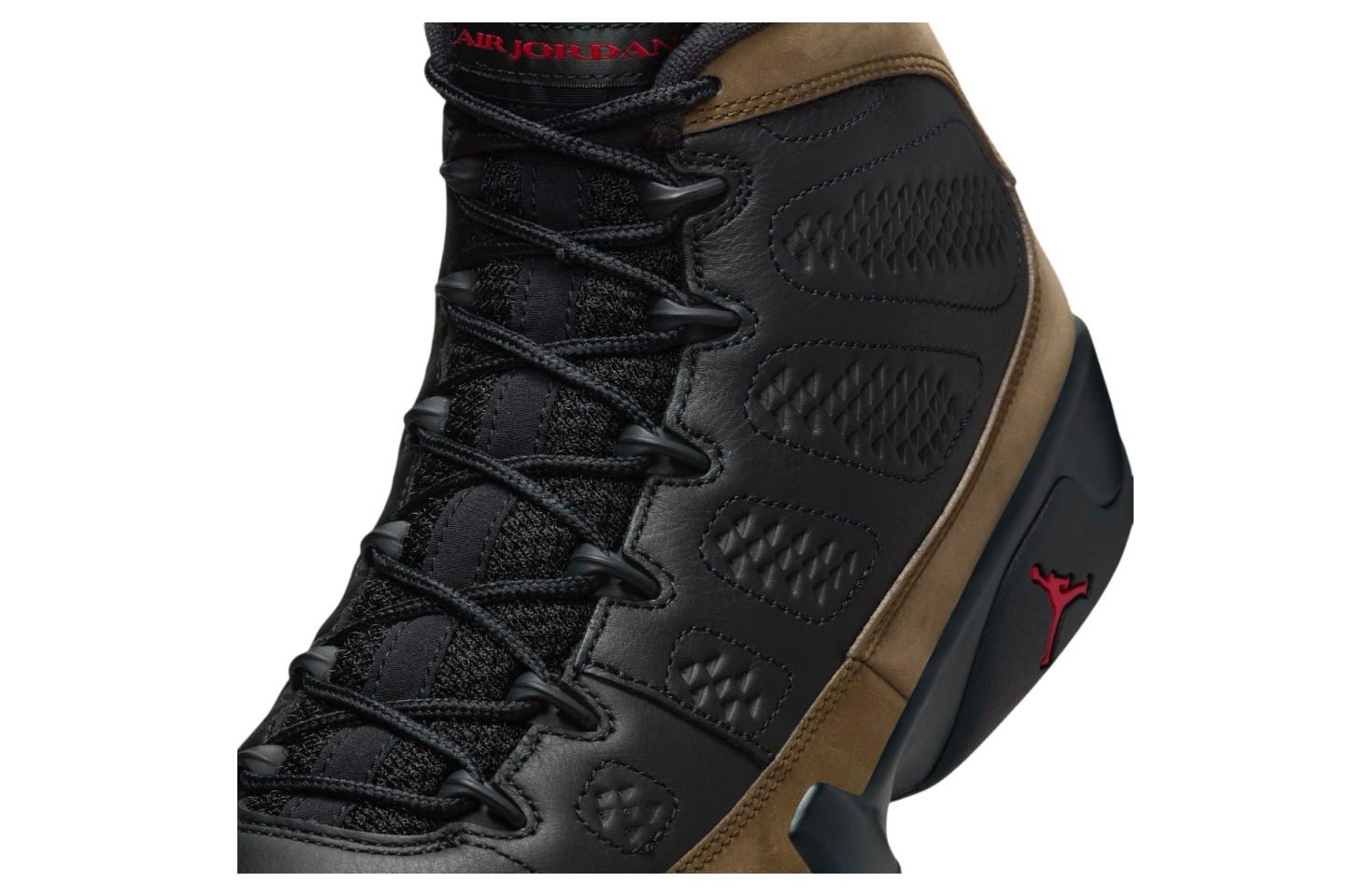 Air Jordan 9 Olive Black / True Red