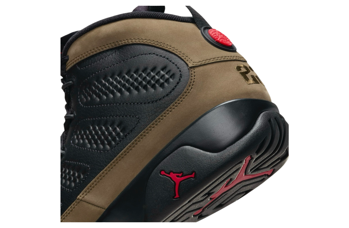 Air Jordan 9 Olive Black / True Red