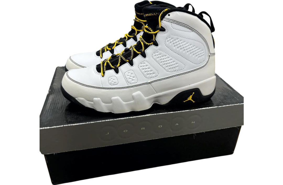 Air Jordan 9 Quai 54 White / Varsity Maize