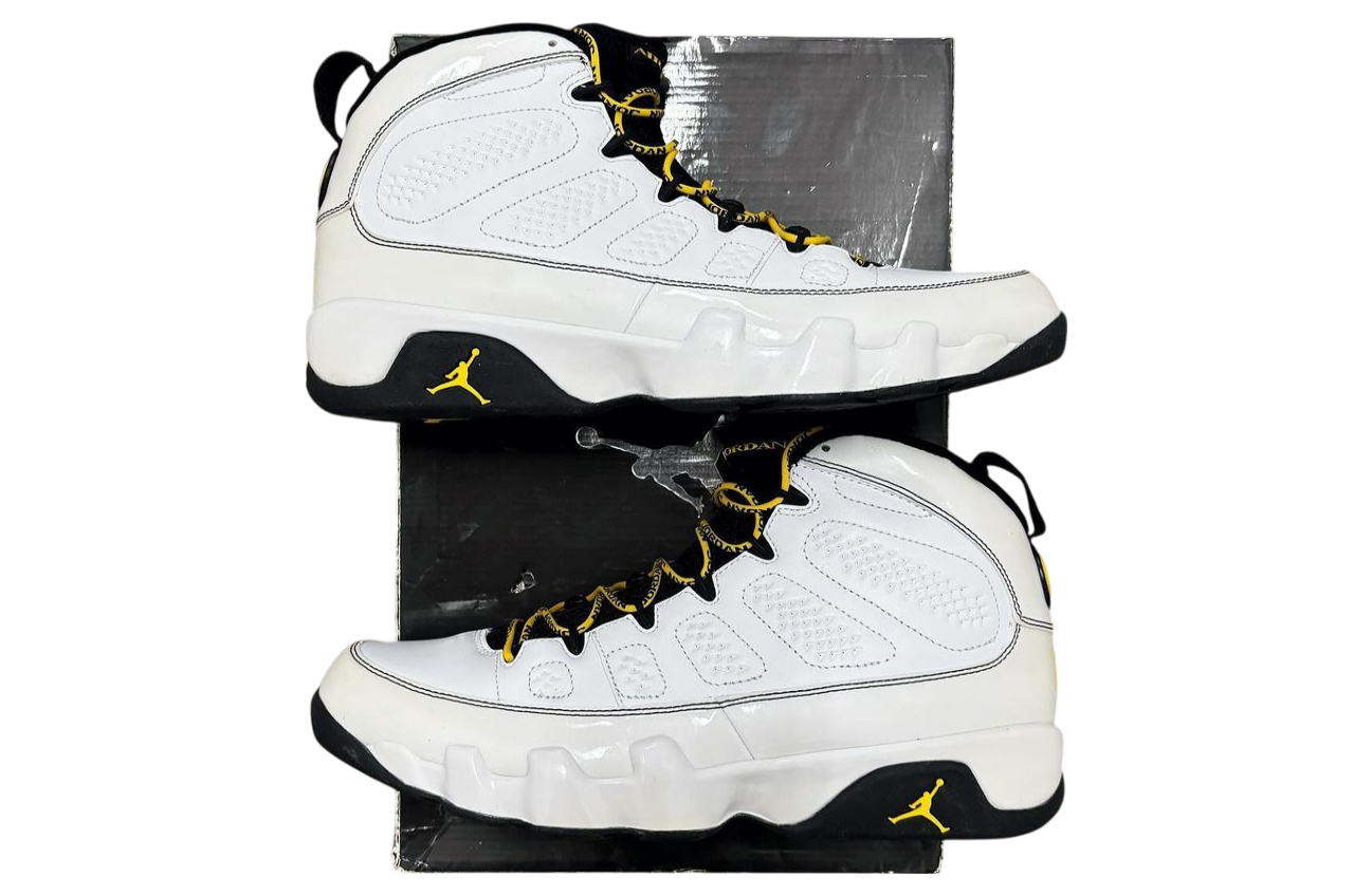 Air Jordan 9 Quai 54 White / Varsity Maize